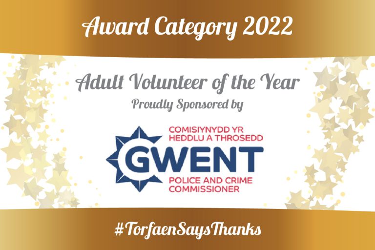 #TorfaenSaysThanks Adult Volunteer of the Year – The Office of the Police and Crime Commissioner for Gwent
