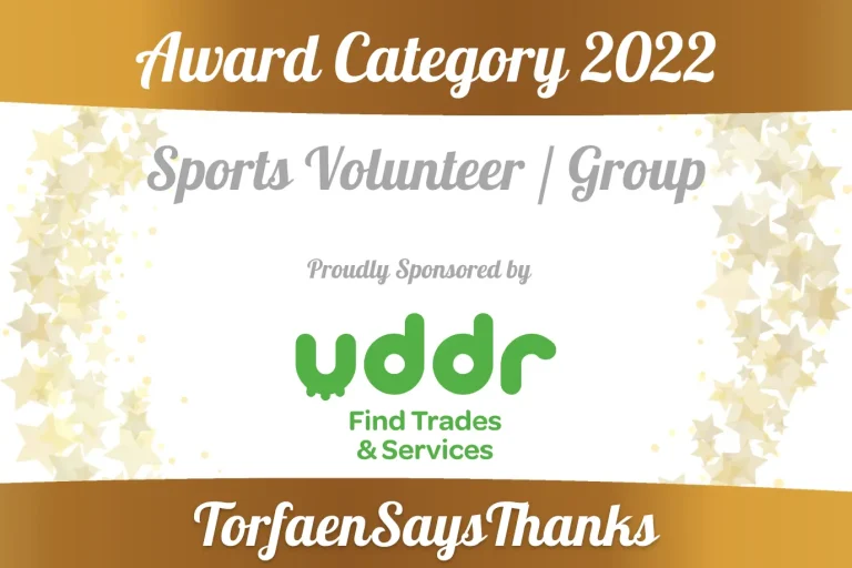 Nominate in the Sports Volunteer/Group of the Year category for #TorfaenSaysThanks!